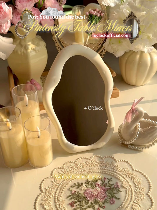 Pinteresty Cloud Wall/Table Mirror: White