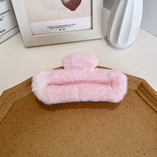 Plushy Hairclaw: Light Pink
