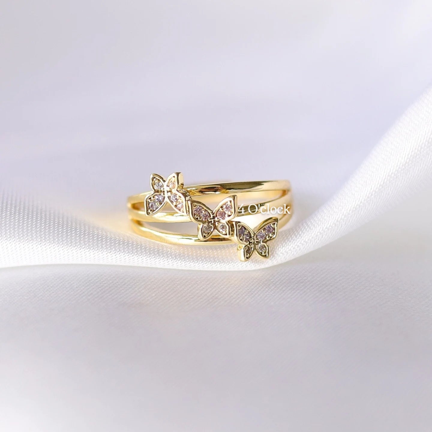 💍R240: Stainless Steel Zircon Minimalistic Finger Ring: Elyssia (1pc) (With Box)✨