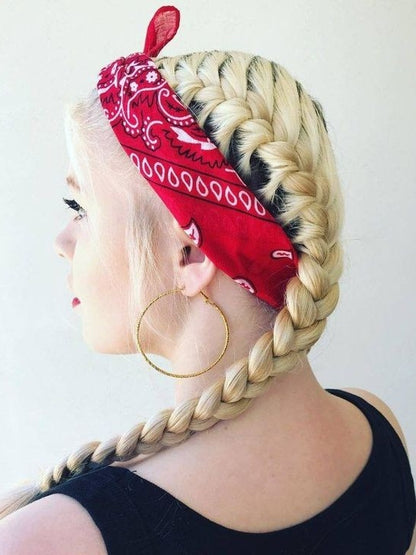 ✨90’s Bandana: Blood Red💗