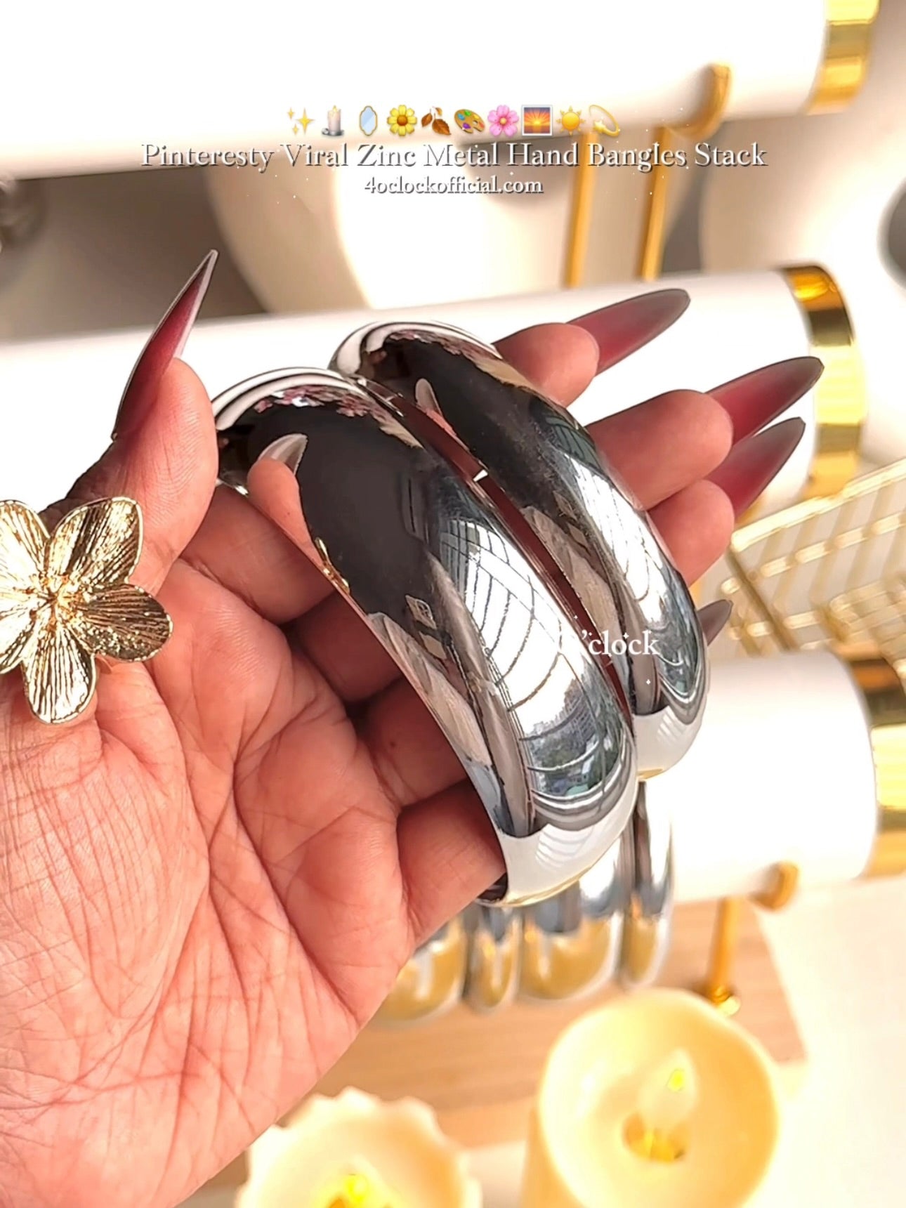 HC120: Bangles Sets for Stack: Bangles Sets (Silver)