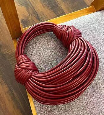 Double Knot Bag: Wine Red