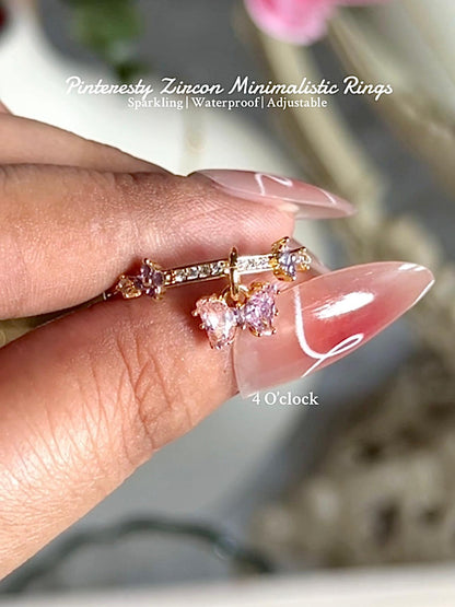 R16: Stainless Steel Zircon Minimalistic