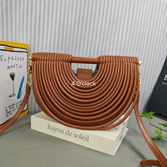 Aurelia Eclipse Handbag: Brown