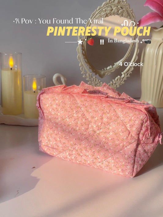 2. Pinteresty Makeup Bag: Rose Pink