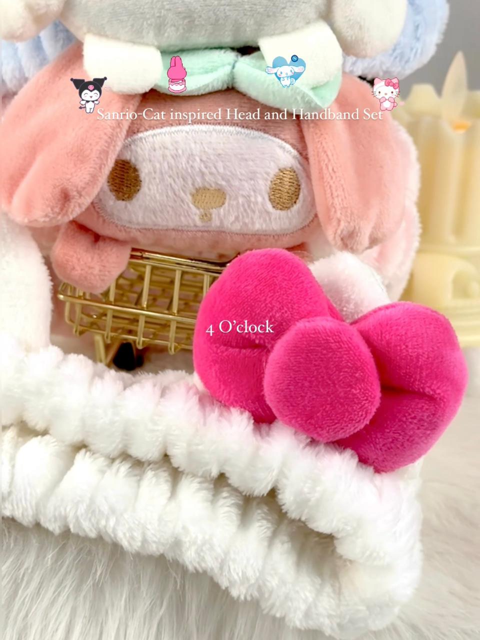🫧🎀Sanrio Themed Head and Handband Set: Melody Set🫧✨