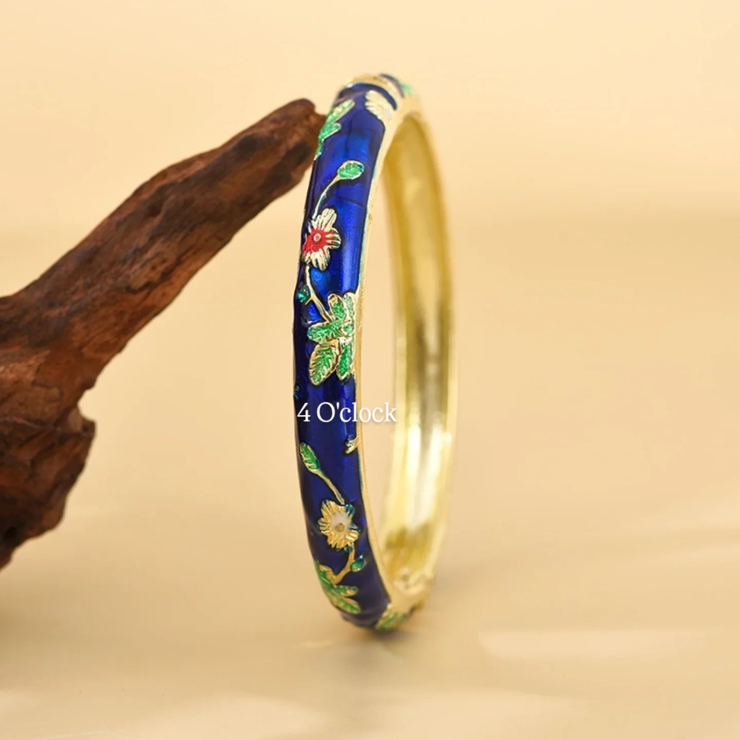 ✨🦢VC116: Vintage Victorian Enamel Bangles : Obsidian Blue 🌸🕯️