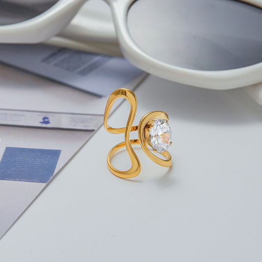 R329: Premium Stainless Steel Finger Ring