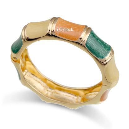 VC78: Vintage Victorian Enamel Bangles : Silky Sage