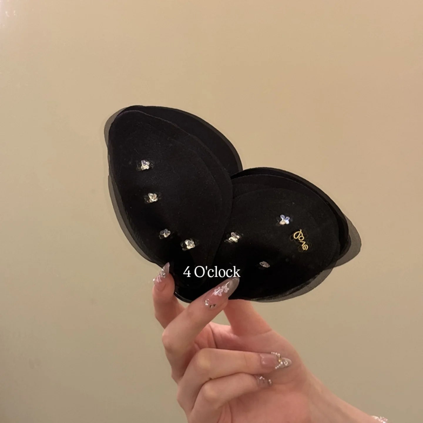 Pinteresty Soft Mesh Butterfly Hair Claws: Black