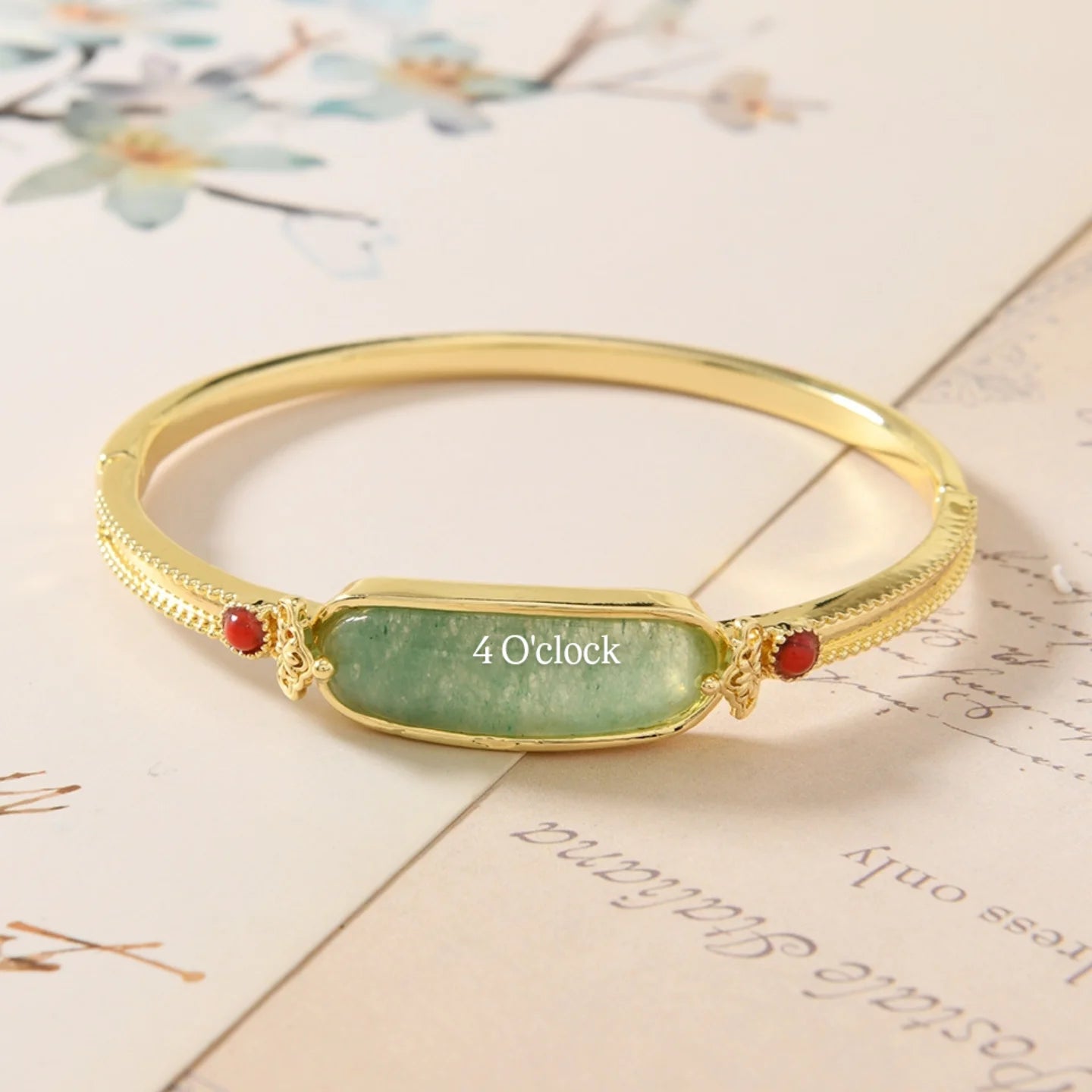 ✨🦢VC178: Vintage Victorian Enamel Bangles : Verdant Whisper 🌸🕯️