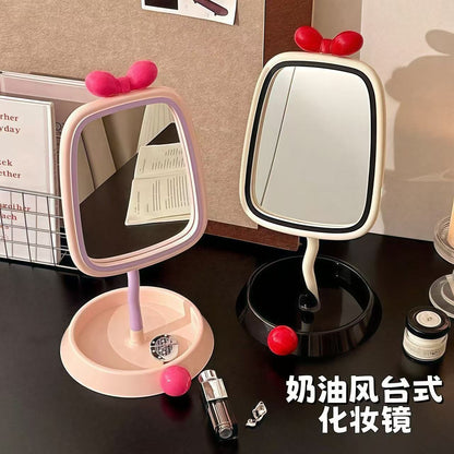 M15: Bow Stand Mirror: Cream