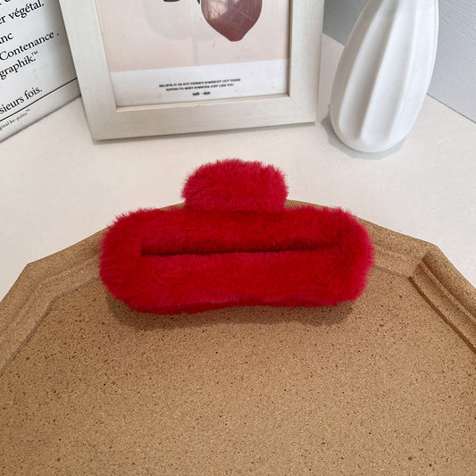 Plushy Hairclaw: Red