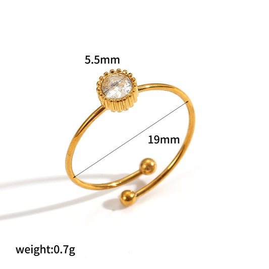 R333: Premium Stainless Steel Finger Ring