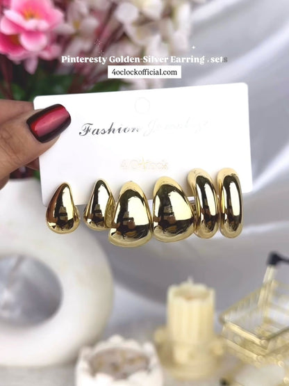 Golden Earrings sets: 02