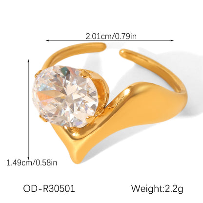 R321: Premium Stainless Steel Finger Ring