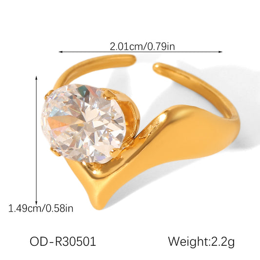 R321: Premium Stainless Steel Finger Ring
