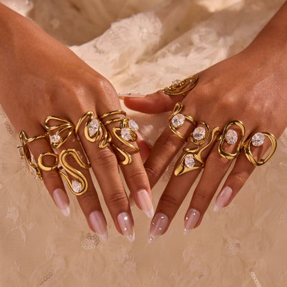 R325: Premium Stainless Steel Finger Ring