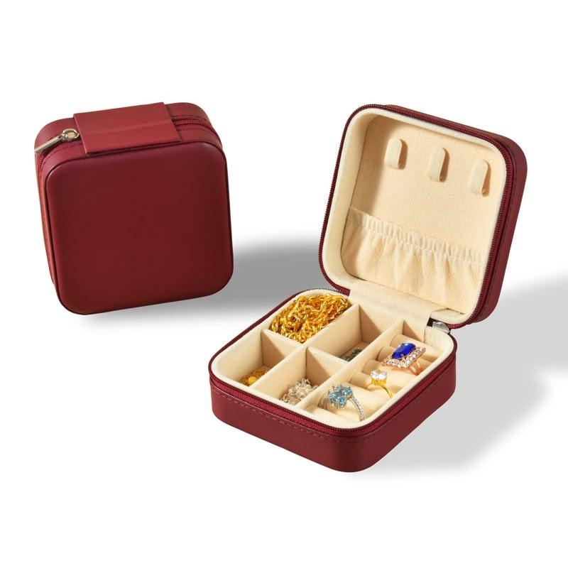 OG30: Small Jewellery Box: Dark Red