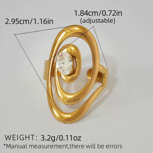 R326: Premium Stainless Steel Finger Ring