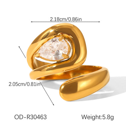 R317: Premium Stainless Steel Finger Ring