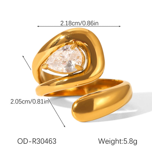 R317: Premium Stainless Steel Finger Ring