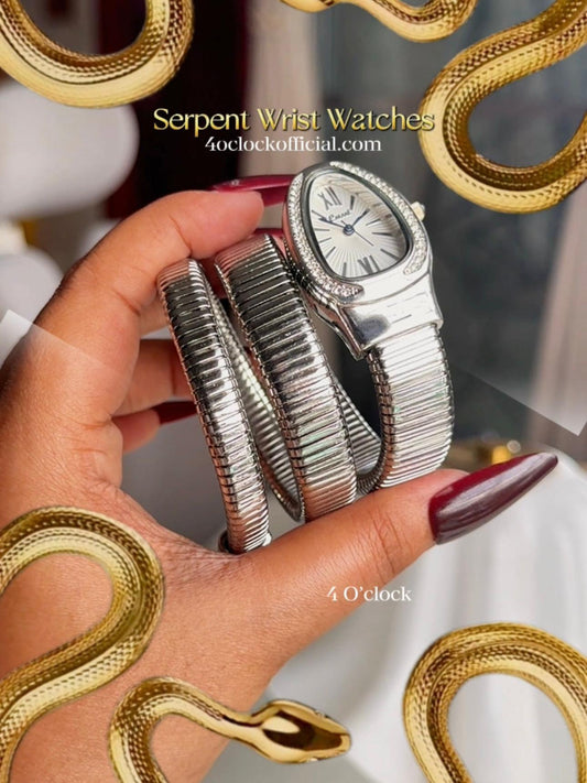 Serpentwatch04: Serpent Branded Dupe Wrist Watch (WITH BOX)