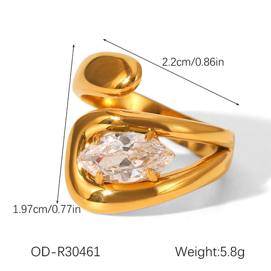 R315: Premium Stainless Steel Finger Ring