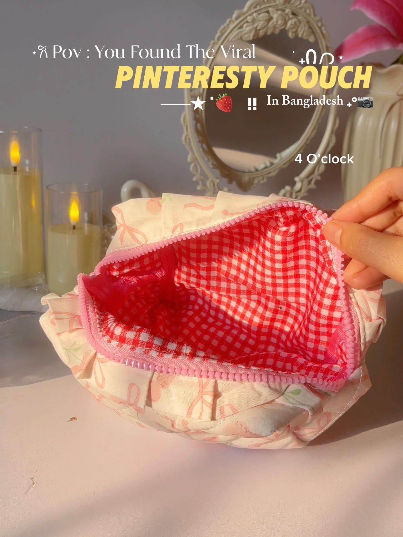 4. Pinteresty Makeup Bag: Cherry Bow