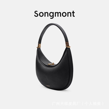 5 in 1 Premium Moonbag: Brand-Design Inspired Handbags: Black (With Box and Dust Bag)