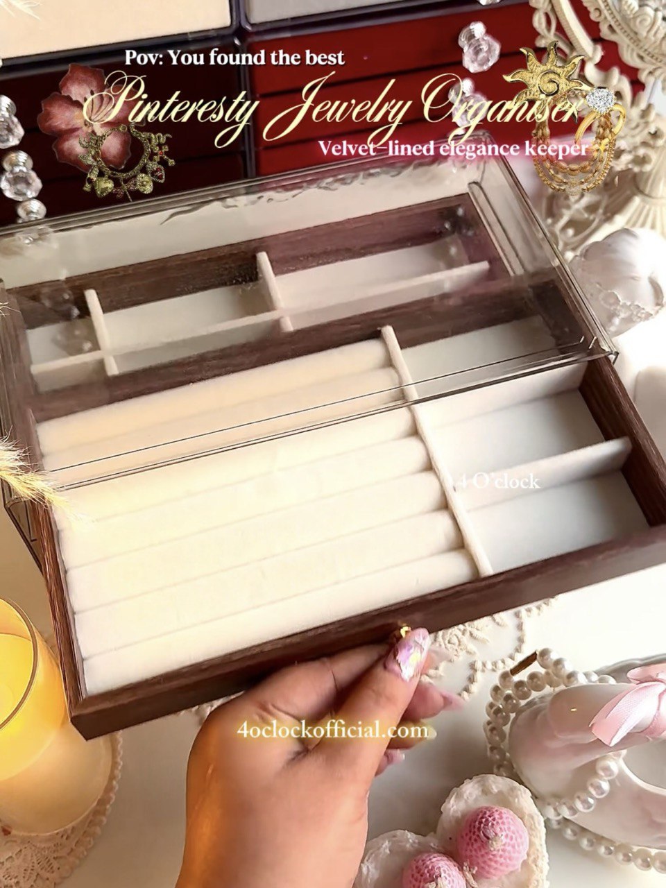 Big Jewelry Organiser: Coffee