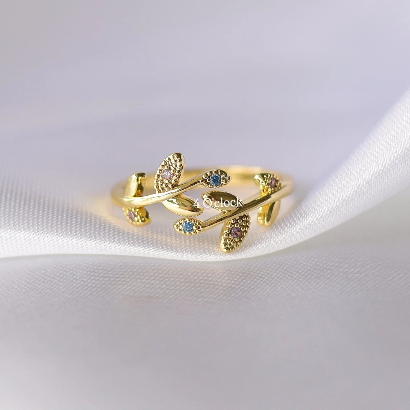 💍R244: Stainless Steel Zircon Minimalistic Finger Ring:  Aurora (1pc) (With Box)✨