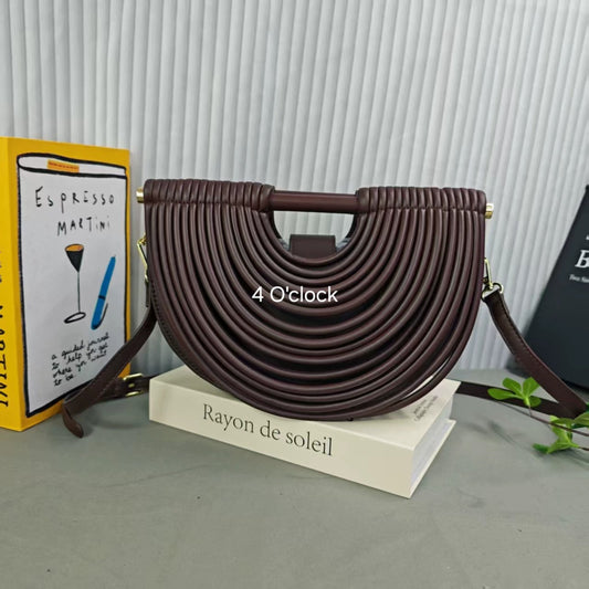 Aurelia Eclipse Handbag: Coffee