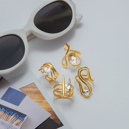 R328: Premium Stainless Steel Finger Ring
