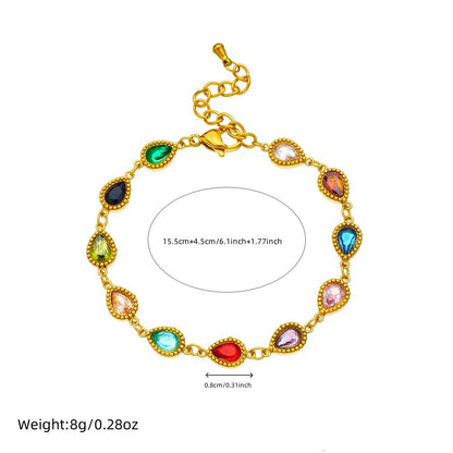BN10: 18K Gold Plated Premium Stainless Steel Charm Bracelet