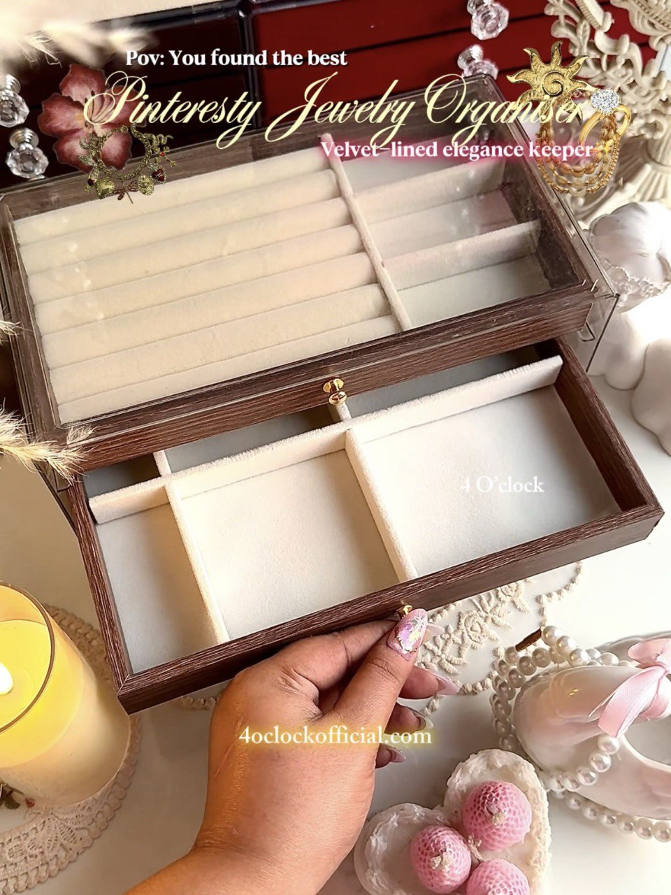 Big Jewelry Organiser: Coffee