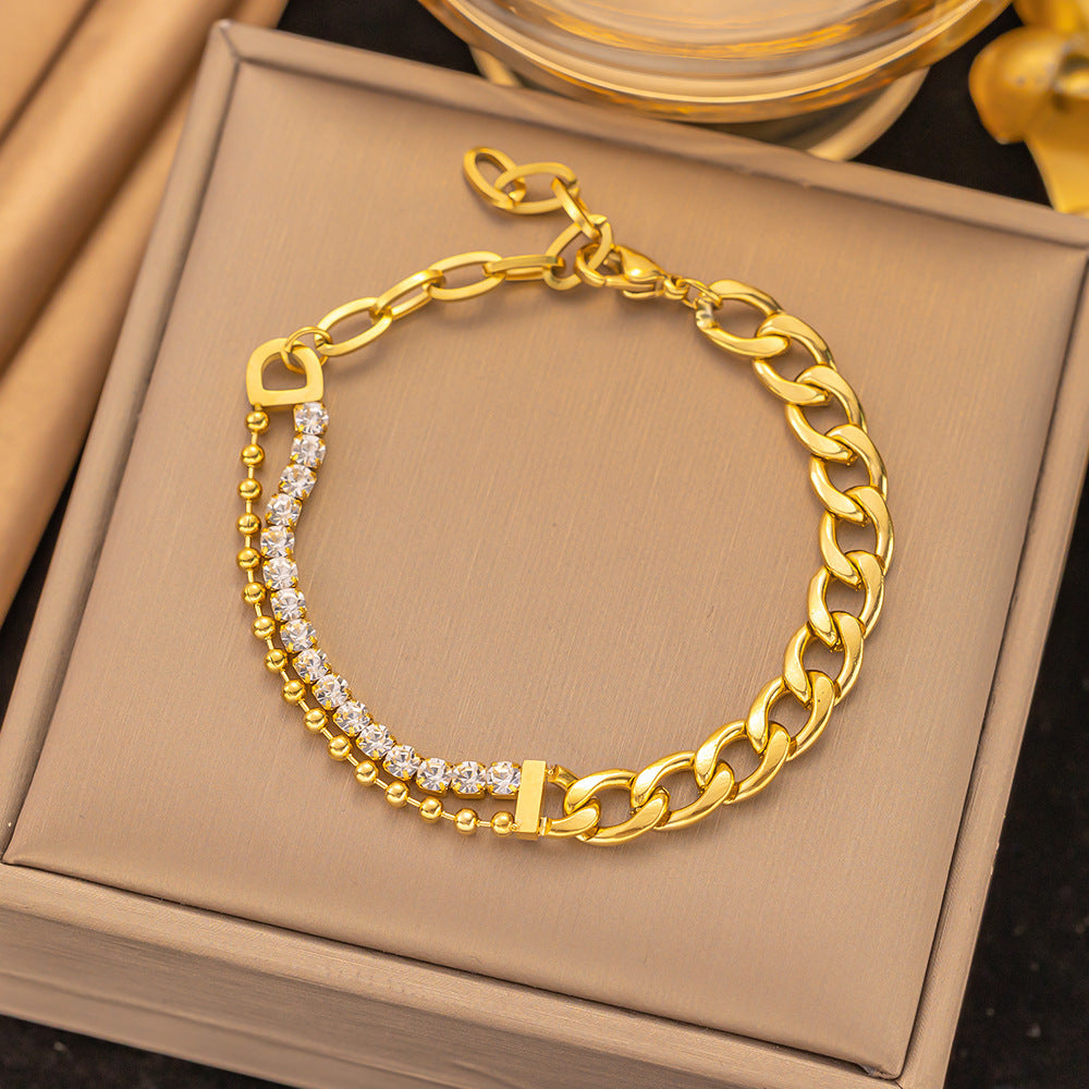 B99: 18k Gold Plated Stainless Steel Minimalist Bracelet