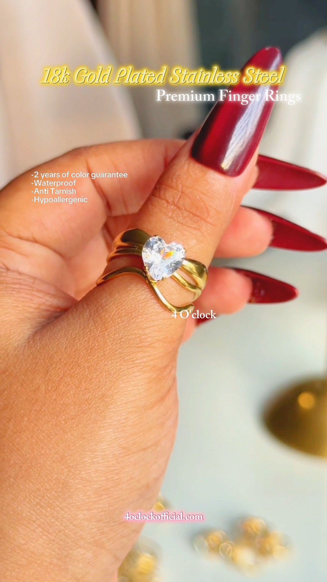 R409: Premium Stainless Steel Finger Ring