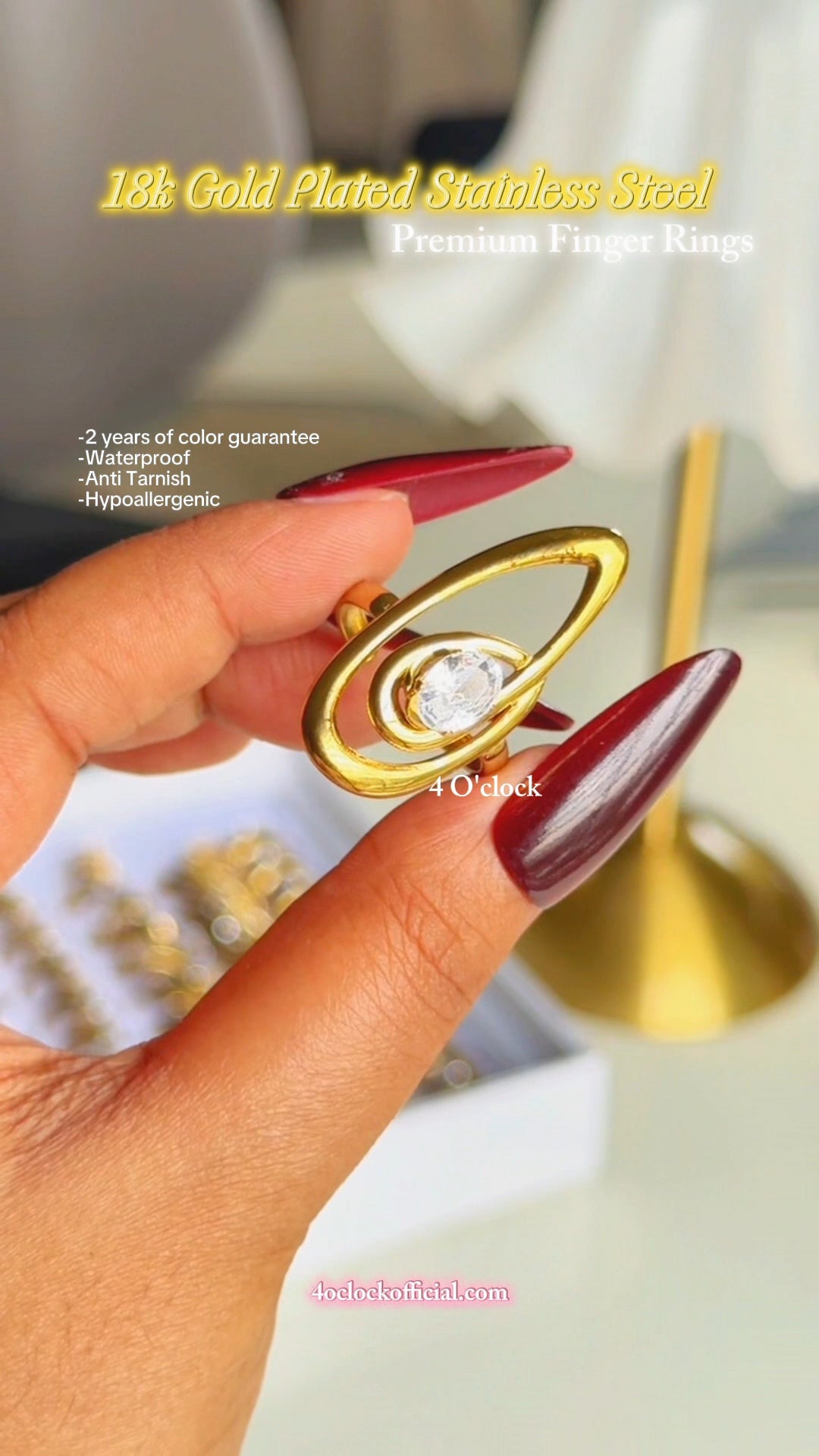 R398: Premium Stainless Steel Finger Ring