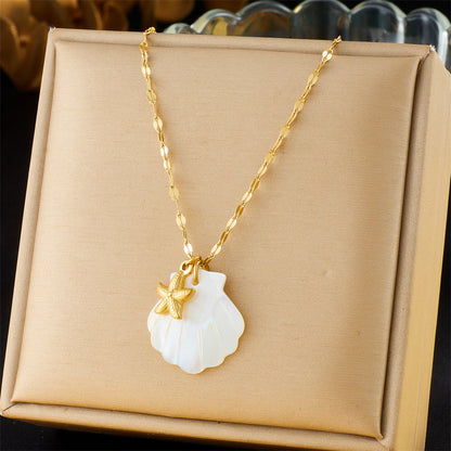 CN52: 18K Gold Plated Premium Stainless Steel Charm Necklace