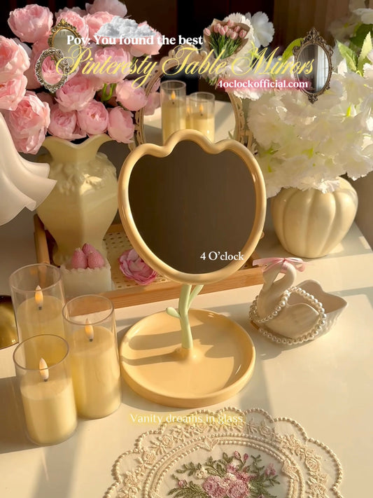 M24: Pinteresty Tulip Shape Mirror: Yellow