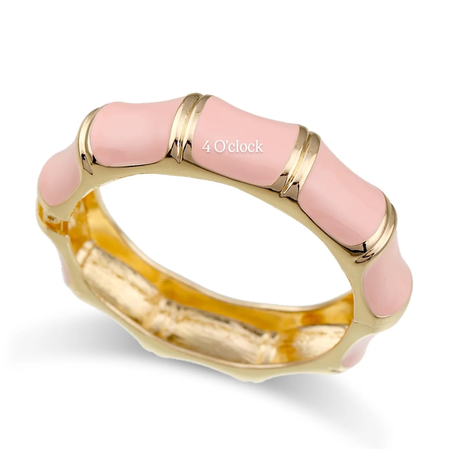 VC74: Vintage Victorian Enamel Bangles : Pink Hue