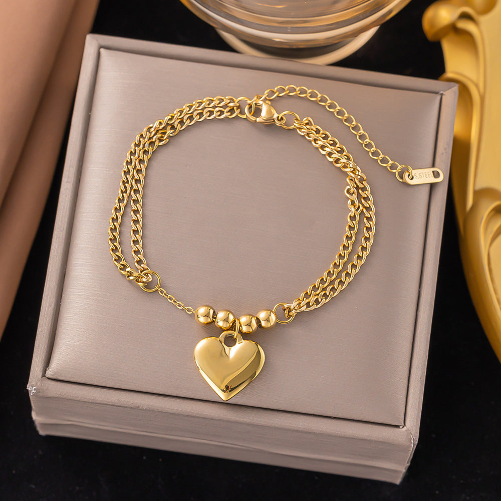 B104: 18k Gold Plated Stainless Steel Minimalist Bracelet