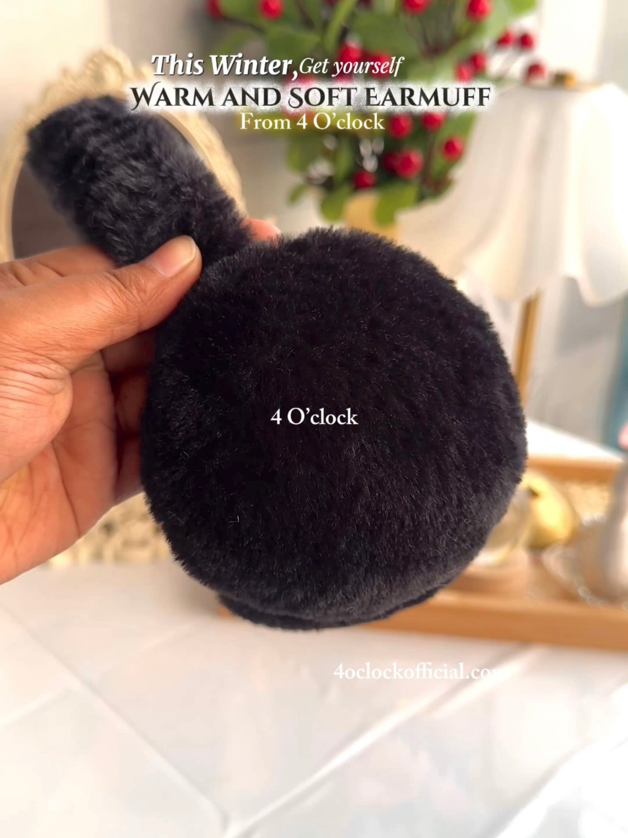 Winter Earmuffs: Black