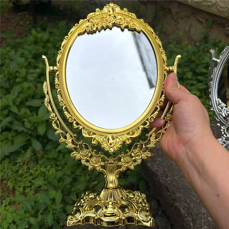 M29: Vintage Mirror: Vintage Oval: Golden