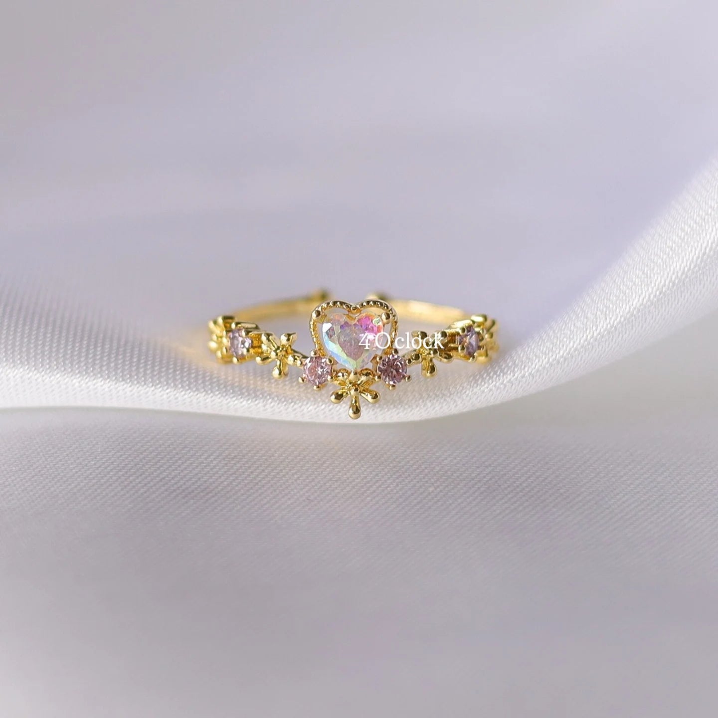 💍R248: Stainless Steel Zircon Minimalistic Finger Ring: Coronet (1pc)(With Box)✨