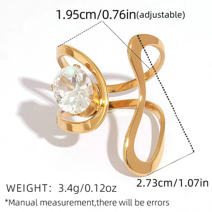 R329: Premium Stainless Steel Finger Ring