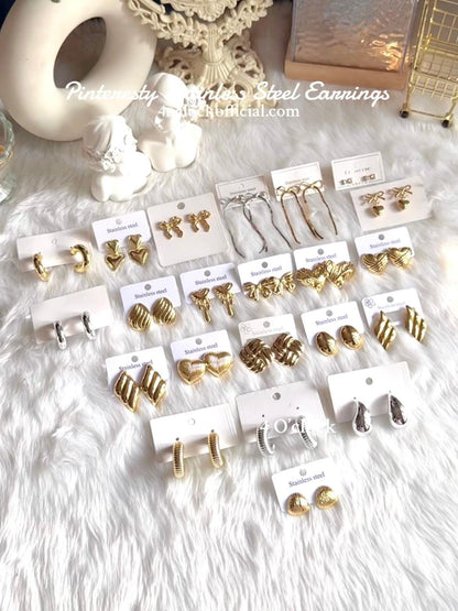 💫Stainless Steel Earrings: Heart Nerves💫