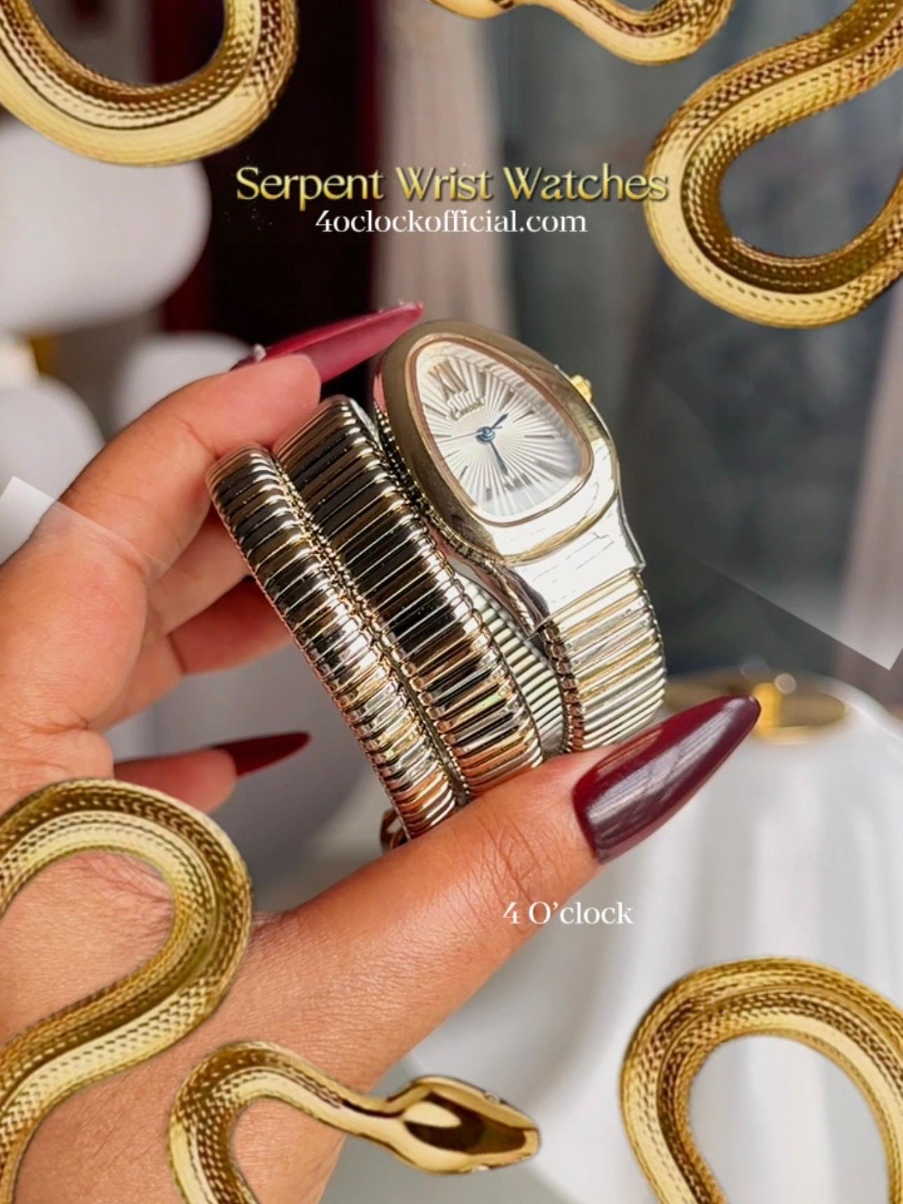 Serpentwatch02: Serpent Branded Dupe Wrist Watch (WITH BOX)