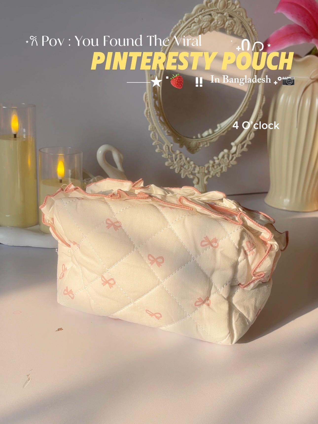 12. Pinteresty Makeup Bag: Pink Bow